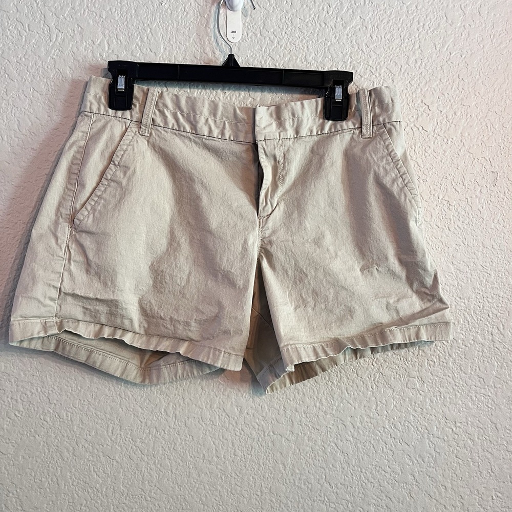 Women's Calvin Klein Cotton Khaki Mid Rise‎ Shorts Size 10